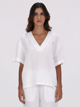 Volcom Stoneshine Vee Short Sleeve Top - Off White